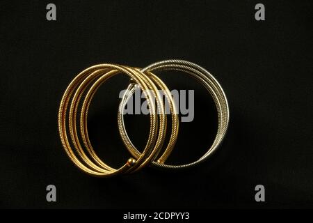 Entangled. Bangle or bracelet? Stock Photo