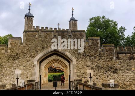 Tower of London, Her Majesty's Royal Palace and Fortress of the Tower of London, London, UK Stock Photo