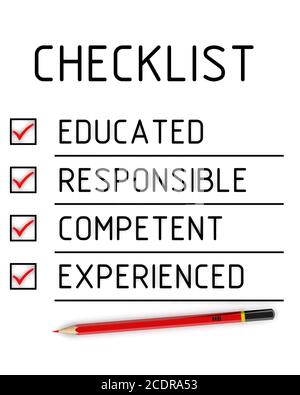 Characteristics of the employee: educated, responsible, competent ...