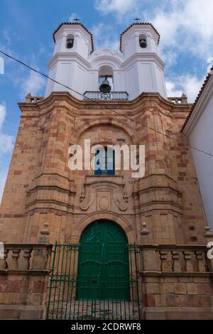 Iglesia de la Merced church, Sucre, constitutional capital of Bolivia,capital of the Chuquisaca Department, Bolivia, Latin America Stock Photo