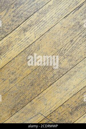 Background old dilapidated wooden parquet floor Stock Photo