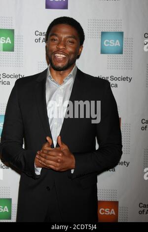 LOS ANGELES - JAN 22:  Chadwick Boseman at the American Casting Society presents 30th Artios Awards at a Beverly Hilton Hotel on January 22, 2015 in Beverly Hills, CA Stock Photo