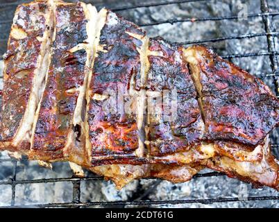 grilled ribs Stock Photo