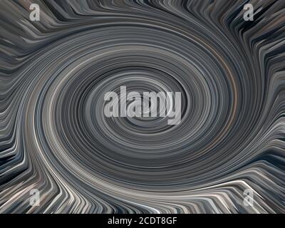 Illustration of an abstract circulation in dark colors. Background image. Abstract illustration. Place for your text. Template. Poster. Volumetric ima Stock Photo