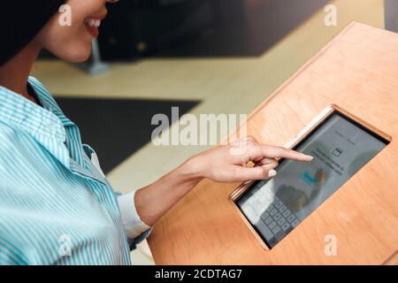 Young man going out to the cinema Stock Photo