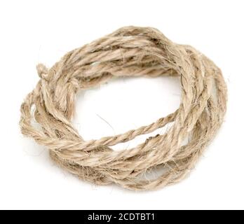 rope on white Stock Photo