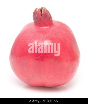 pomegranate on white Stock Photo