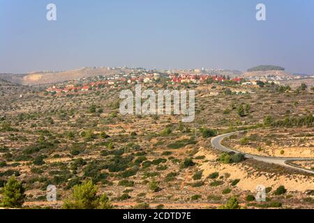 Binyamin landscape, Israel Stock Photo