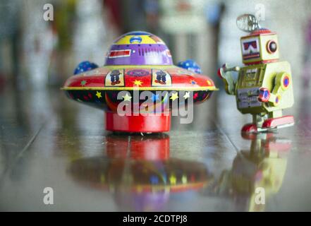 ufo toy Stock Photo