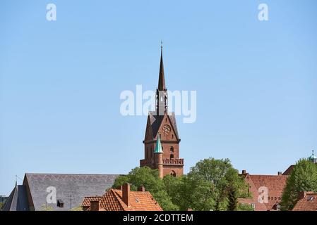Sacred Heart Church, Lübeck, Germany Stock Photo