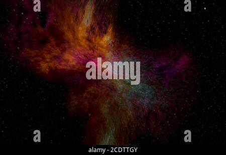 Nebula and Star Fields in Deep Space Stock Photo - Alamy