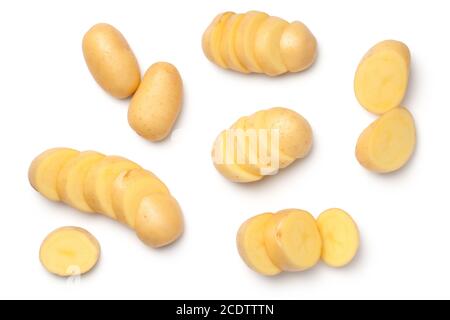 Potatoes Isolated on White Background Stock Photo