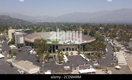 Aerial Views Of The Rose Bowl In Pasadena California Stock Photo