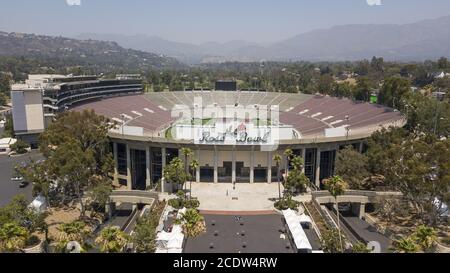 Aerial Views Of The Rose Bowl In Pasadena California Stock Photo