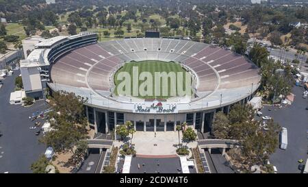 Aerial Views Of The Rose Bowl In Pasadena California Stock Photo