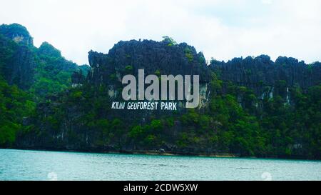 15 JUNE 2019: Kilim Geoforest Park ,Langkawi during mangrove tour Stock Photo