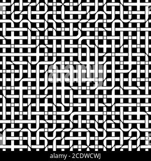 Pipeline grid. Abstract geometric design of tubes. industrial background. Architectural metal structure. seamless geometric patt Stock Photo