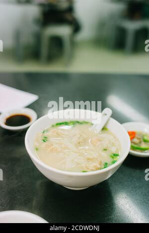 Wanton soup in Macao Stock Photo