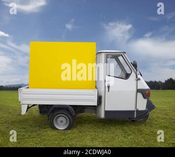 Beautiful typical Italian pickup truck Stock Photo