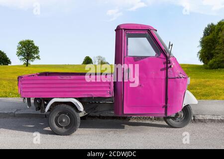 Beautiful typical Italian pickup truck Stock Photo