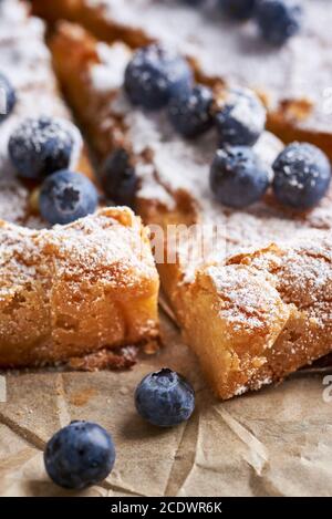 Blueberry Pie Stock Photo