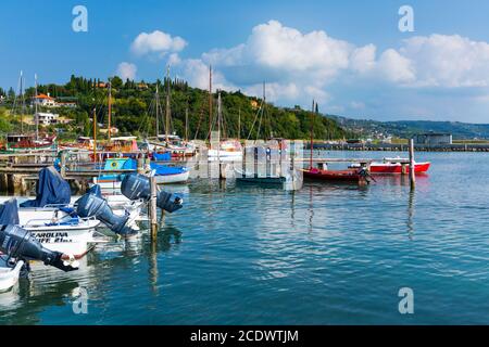 Seabass farm Fonda, Sečovlje Saline Nature Park, Slovenia, Europe Stock Photo