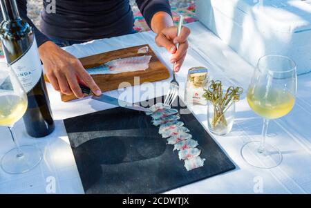 Seabass farm Fonda, Sečovlje Saline Nature Park, Slovenia, Europe Stock Photo