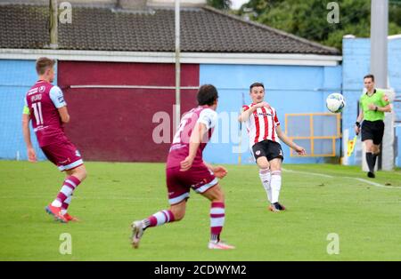 CIARAN COLL (Derry City FC) during the Extratime.ie FAI Cup – 2nd Round fixture between Drogheda Utd  &  Derry City FC Stock Photo