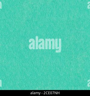 Aqua-blue color felt texture for design. Seamless square background, tile ready. Stock Photo