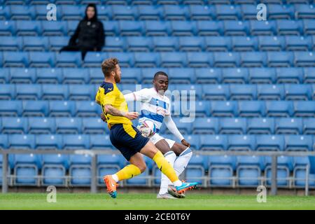 Oxford, UK. 29th Aug, 2020. Bright Osayi-Samuel of QPR during the 2020/21 behind closed doors Pre Season Friendly match between Oxford United and Queens Park Rangers at the Kassam Stadium, Oxford, England on 29 August 2020. Photo by Andy Rowland. Credit: PRiME Media Images/Alamy Live News Stock Photo