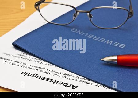 employment contract Stock Photo
