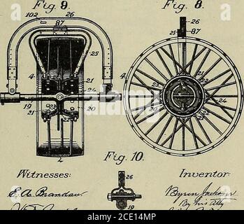 . Digest of United States automobile patents from 1789 to July 1, 1899, including all patents officially classed as traction-engines for the same period. Chronologically arranged ... together with lists of patents in the classes of portable-engines, traction-wheels, electric locomotivs, and electric railway battery systems ... . Stock Photo