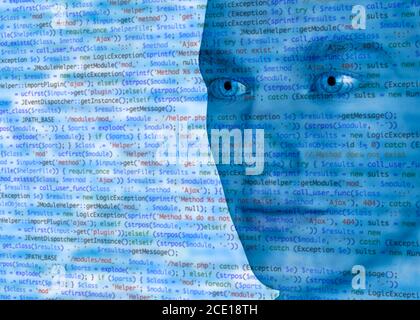 Learn the programming language - 3D Concept Stock Photo