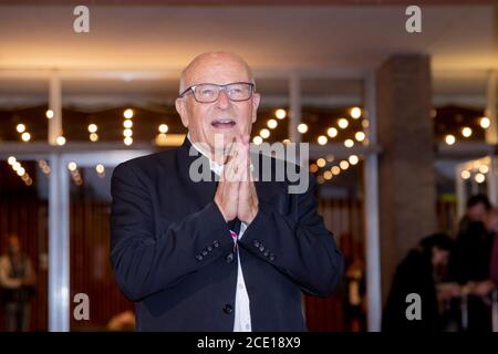 Berlin, Germany. 30th Aug, 2020. Volker Schlöndorff, director, is on the red carpet at the Berlin premiere of the restored version of 'The Tin Drum' at Kino International. Credit: Christoph Soeder/dpa/Alamy Live News Stock Photo