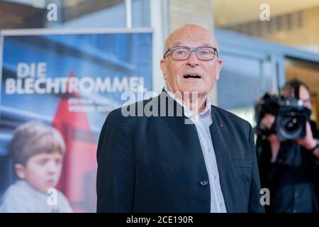 Berlin, Germany. 30th Aug, 2020. Volker Schlöndorff, director, is on the red carpet at the Berlin premiere of the restored version of 'The Tin Drum' at Kino International. Credit: Christoph Soeder/dpa/Alamy Live News Stock Photo