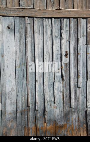 Old textured barn door. Copy Space. Stock Image. Stock Photo