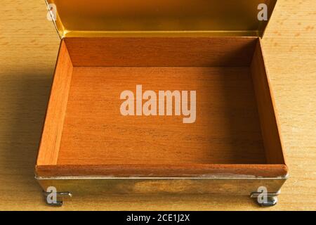 Download Vintage Empty Wooden Crate Isolated On White Stock Photo Alamy PSD Mockup Templates