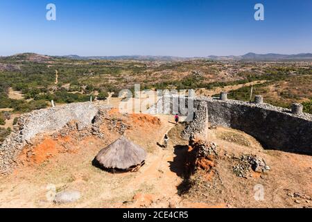 Great Zimbabwe ruins, view from  'the Hill Complex', or acropolis, ancient capital of Bantu civilization, Masvingo Province, Zimbabwe, Africa Stock Photo