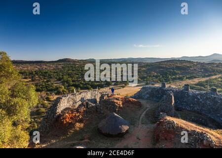 Great Zimbabwe ruins, view from  'the Hill Complex', or acropolis, ancient capital of Bantu civilization, Masvingo Province, Zimbabwe, Africa Stock Photo