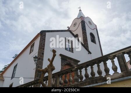 Igreja de Nossa Senhora da Luz Church in Madeira Stock Photo