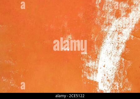 Orange painted grunge texture Stock Photo