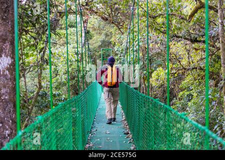 Bridge in Costa Rica Stock Photo