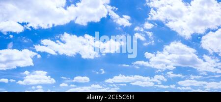 blue sky with clouds Stock Photo