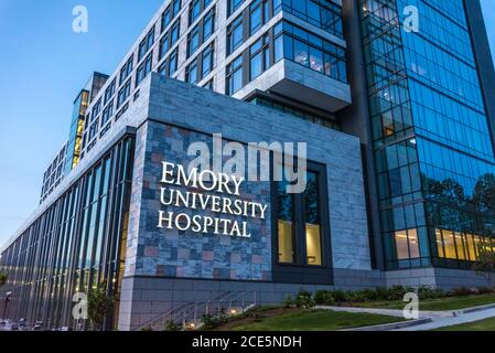 Emory University Hospital in Atlanta, Georgia. (USA) Stock Photo