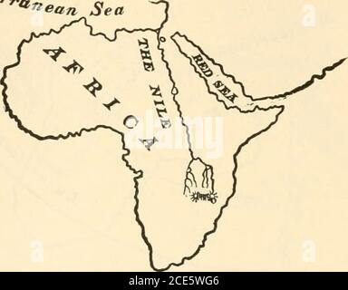 . In darkest Africa; or, the quest, rescue, and retreat of Emin, governor of Equatoria . SYLVANNUS MAPA.D.1511 length. As Topsy might have said, specs they havegrown some. 298 IN DARKEST AFRICA. 1889. In the following map we see a reproduction of Seba» June.The Nile. ^^a, tte. ^^nean Sea. HIERONIMUS DE VERRAZANO1529 ^are M^AiUe Stock Photo