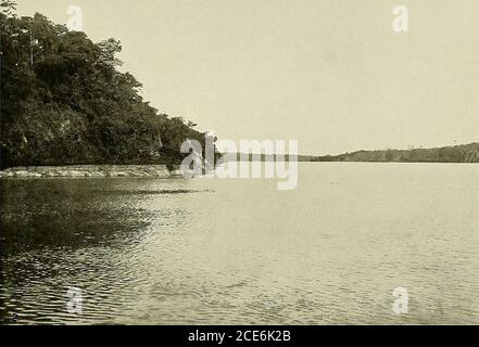 . History of the Panama canal; its construction and builders . Stock Photo