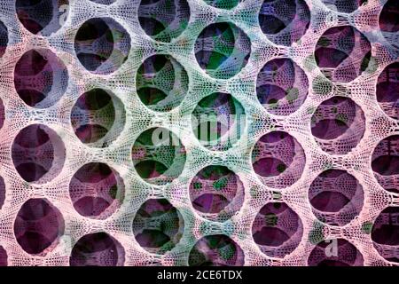 Background image with grid texture in bright colors Stock Photo