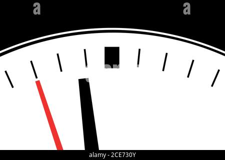 macro closeup watch hands midnight deadline countdown schedule vector illustration Stock Vector