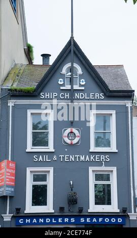 Belfast, Northern Ireland, UK - 02 August, 2020. The original business premises of Tedford's who are the oldest ship chandlers in Belfast, Northern Ir Stock Photo