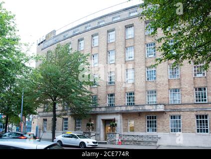 Belfast, Northern Ireland - 02 August, 2020, Broadcasting House BBC  in Belfast city centre Stock Photo